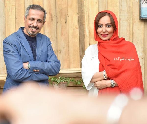 عکس خانوادگی جواد رضویان و همسرش