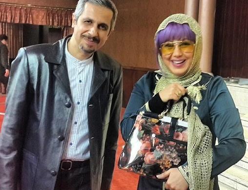 عکس خانوادگی جواد رضویان و همسرش