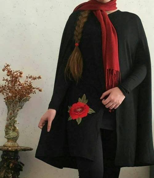 عکس مدل مانتو خفاشی دخترانه