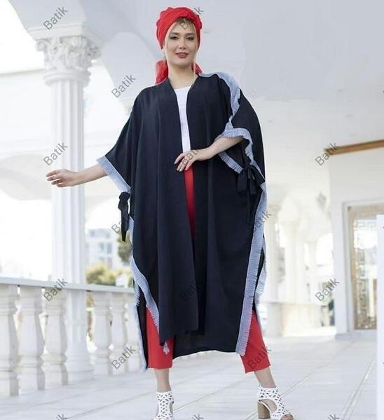 عکس مدل مانتو خفاشی دخترانه