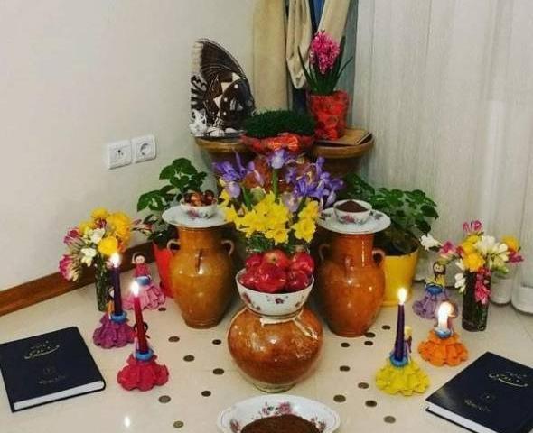 عکس ایده چیدن سفره هفت سین