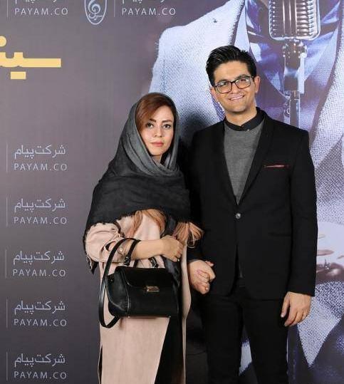 عکس سینا شعبانخانی با همسرش