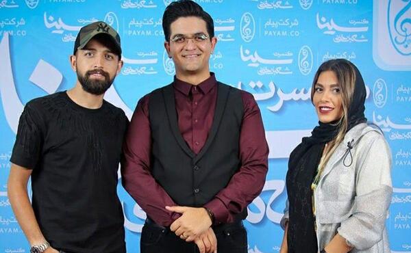 عکس سینا شعبانخانی با همسرش