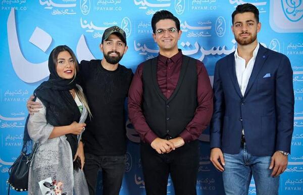عکس سینا شعبانخانی با همسرش