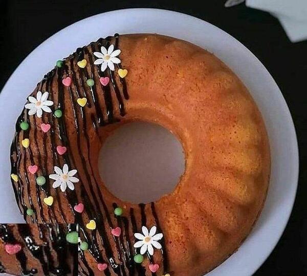 عکس کیک ژله ای ساده