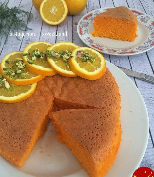 عکس کیک ژله ای ساده