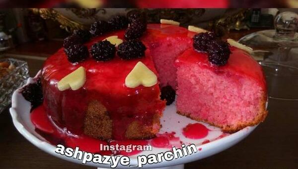 عکس کیک ژله ای ساده