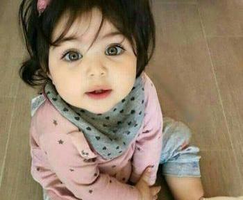 عکس بچه چشم مشکی