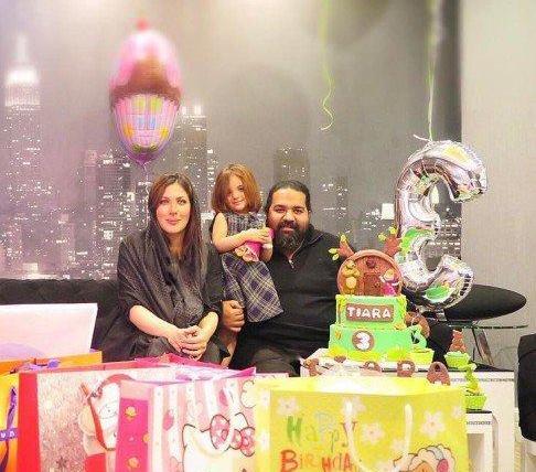 عکسهای تولد دختر رضا صادقی