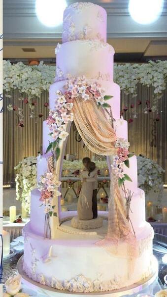 عکس کیک عروس و داماد
