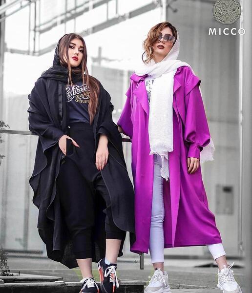 عکس مانتو دخترانه جلو باز کوتاه