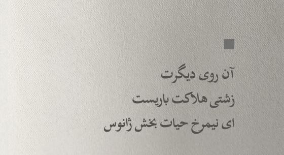 عکس نوشته شاملو به آیدا