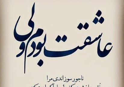عکس نوشته عاشقت بودم ولی ناجور سوزاندی مرا