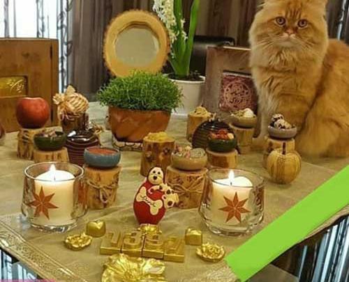 عکس ایده برای ظروف سفره هفت سین