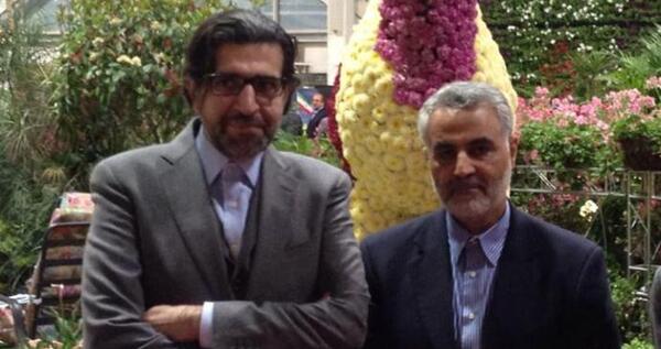 عکس صادق خرازی و قاسم سلیمانی