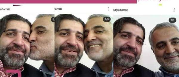 عکس صادق خرازی و قاسم سلیمانی