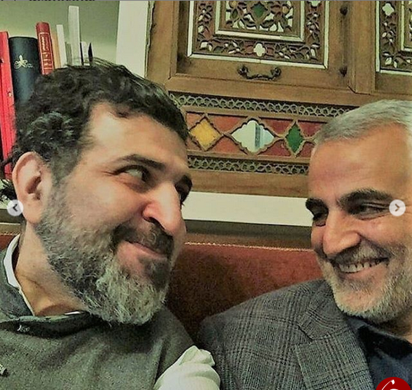 عکس صادق خرازی و قاسم سلیمانی