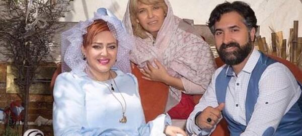عکس خاله بهار و همسرش