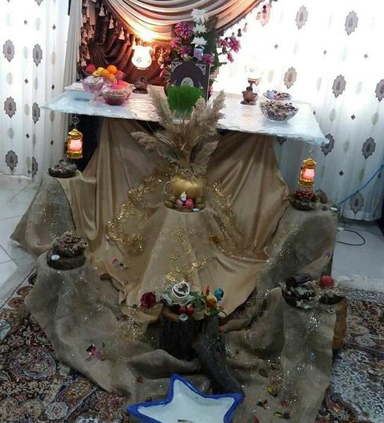عکس ایده سفره هفت سین موش