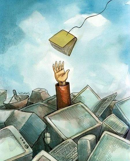 عکس مفهومی درباره ی کتاب