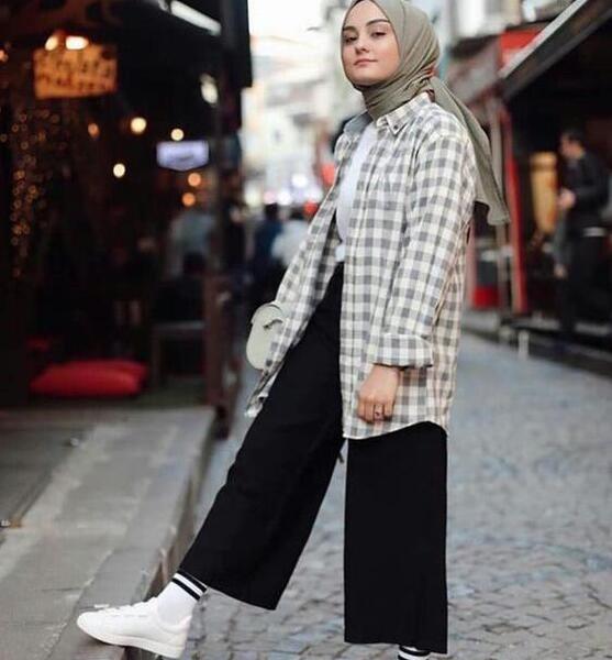 عکس مانتو چهارخونه ای