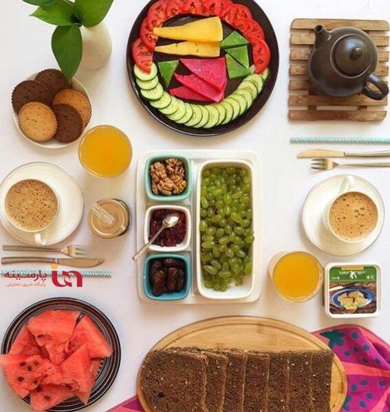 عکس ایده جالب برای صبحانه