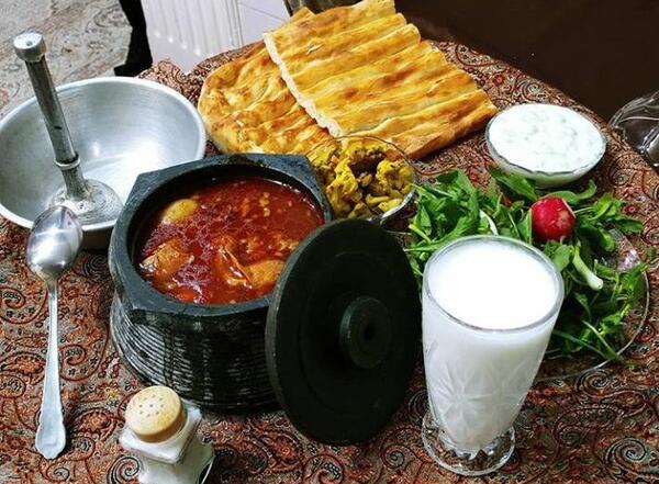 عکس غذای ایرانی آبگوشت