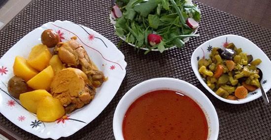 عکس غذای ایرانی آبگوشت