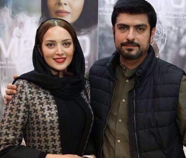 عکس حسین پاکدل با همسرش