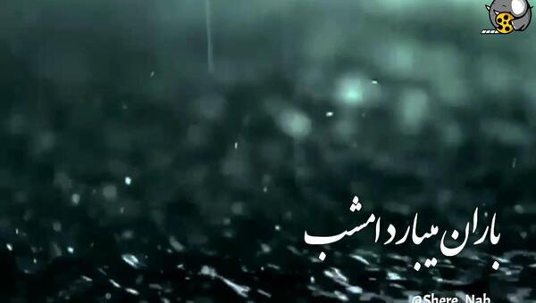 عکس باران میبارد امشب دلم غم دارد امشب