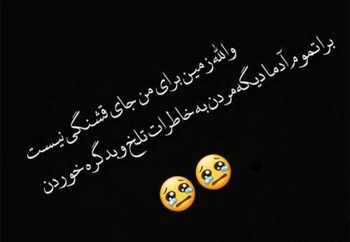 عکس نوشته دنیای قشنگیه ولی به ماچه