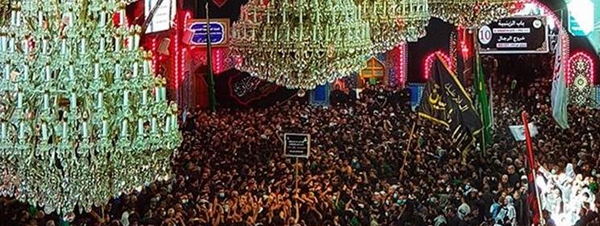 عکس ضریح امام حسین در اربعین