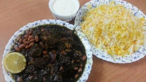 عکس قورمه سبزی خوشگل
