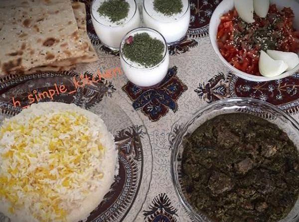 عکس قورمه سبزی خوشگل