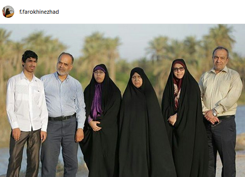 عکس خانوادگی گویندگان اخبار