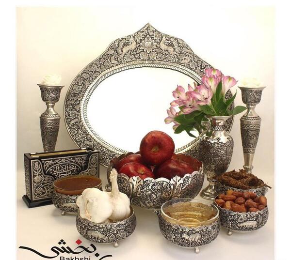 عکس آینه سفره هفت سین