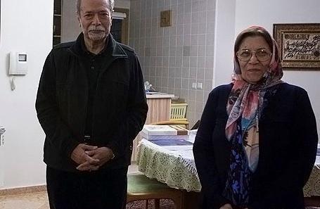 عکس همسر واقعی علی نصیریان