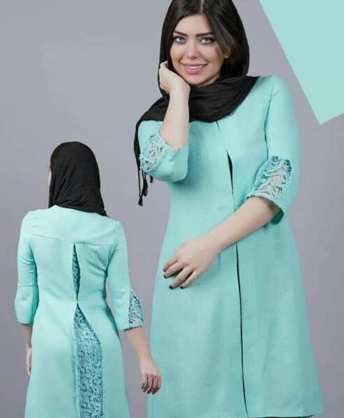 عکس مدل مانتو پیله دار دخترانه