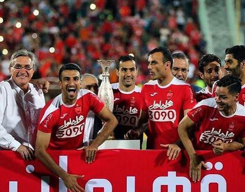 عکس نوشته طنز قهرمانی پرسپولیس