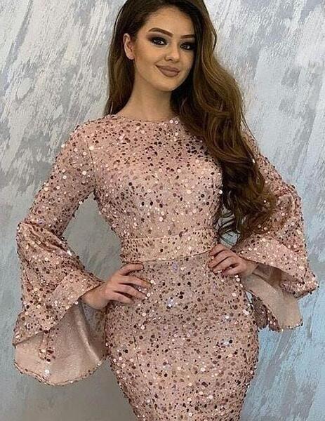 عکس لباس مجلسی دخترانه آستین کلوش