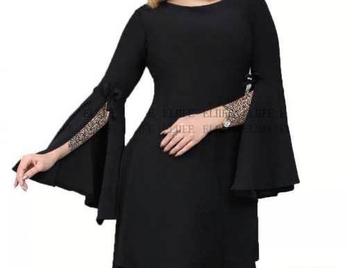 عکس لباس مجلسی دخترانه آستین کلوش