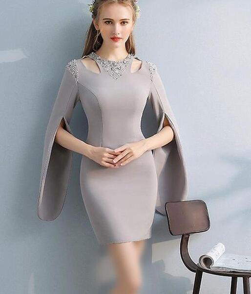 عکس لباس مجلسی دخترانه آستین کلوش