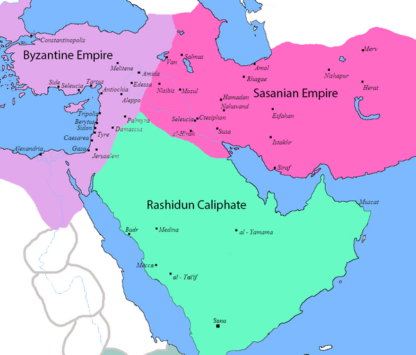 عکس ایران در زمان ظهور اسلام