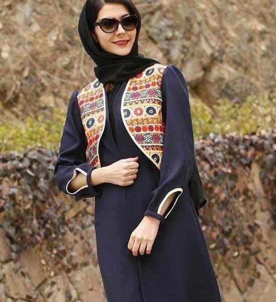 عکس مدل مانتو دخترانه سنتی