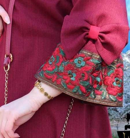 عکس مدل مانتو دخترانه سنتی