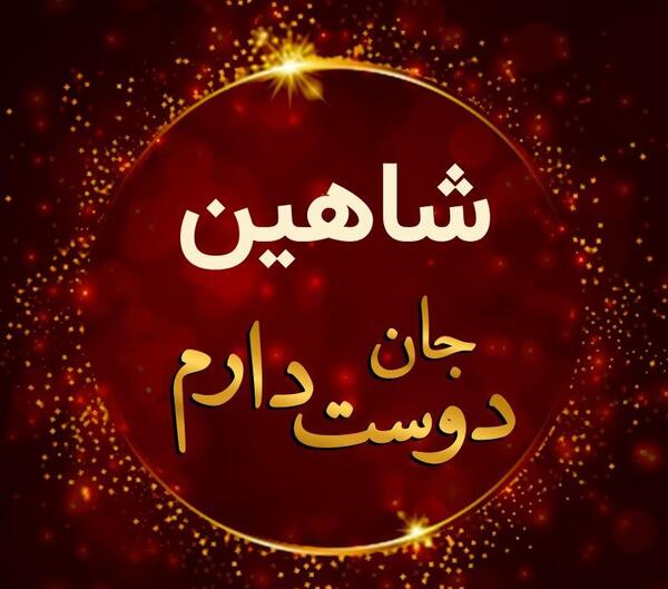 عکس نوشته درمورد اسم شاهین