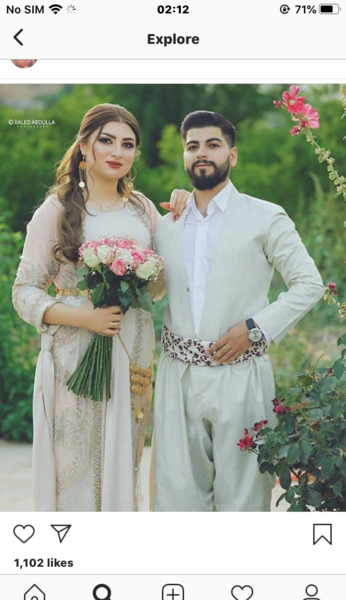 عکس عروس و داماد قد کوتاه