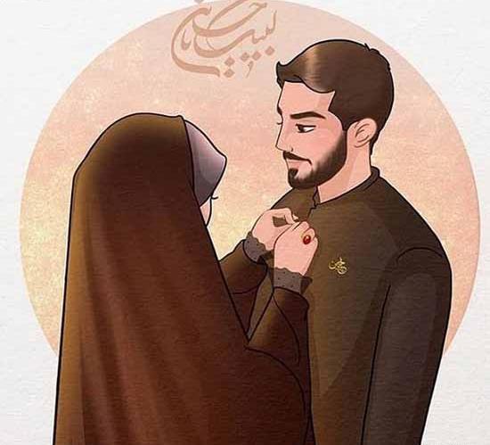 عکس عاشقانه مذهبی دونفره