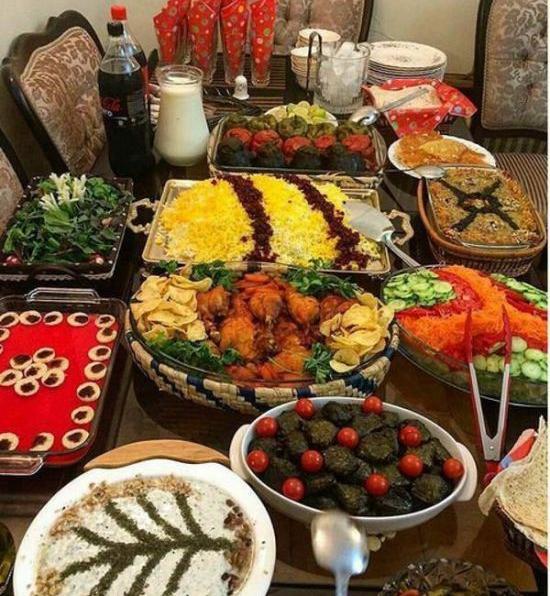 عکس ایده غذا برای پاگشای عروس
