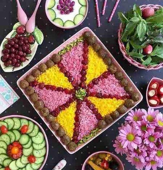 عکس ایده غذا برای پاگشای عروس